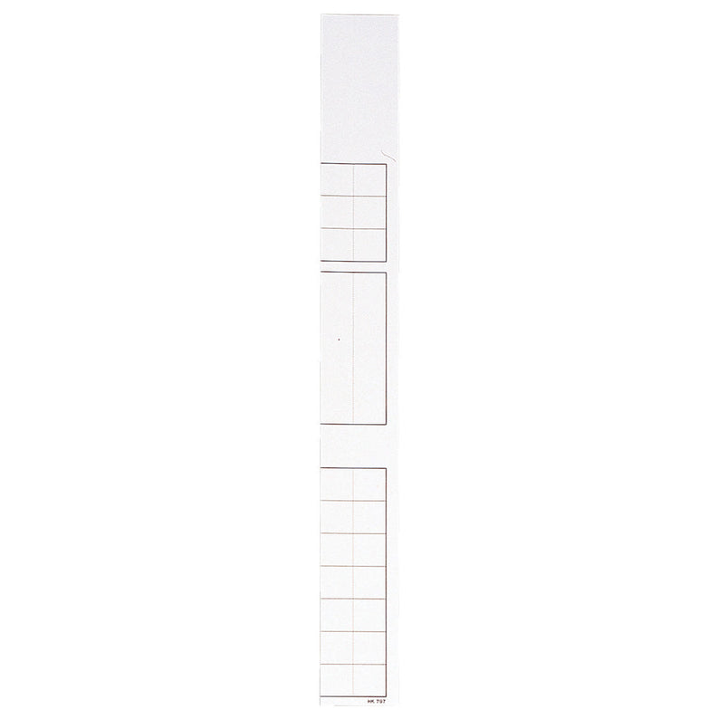 Chart binder index paper