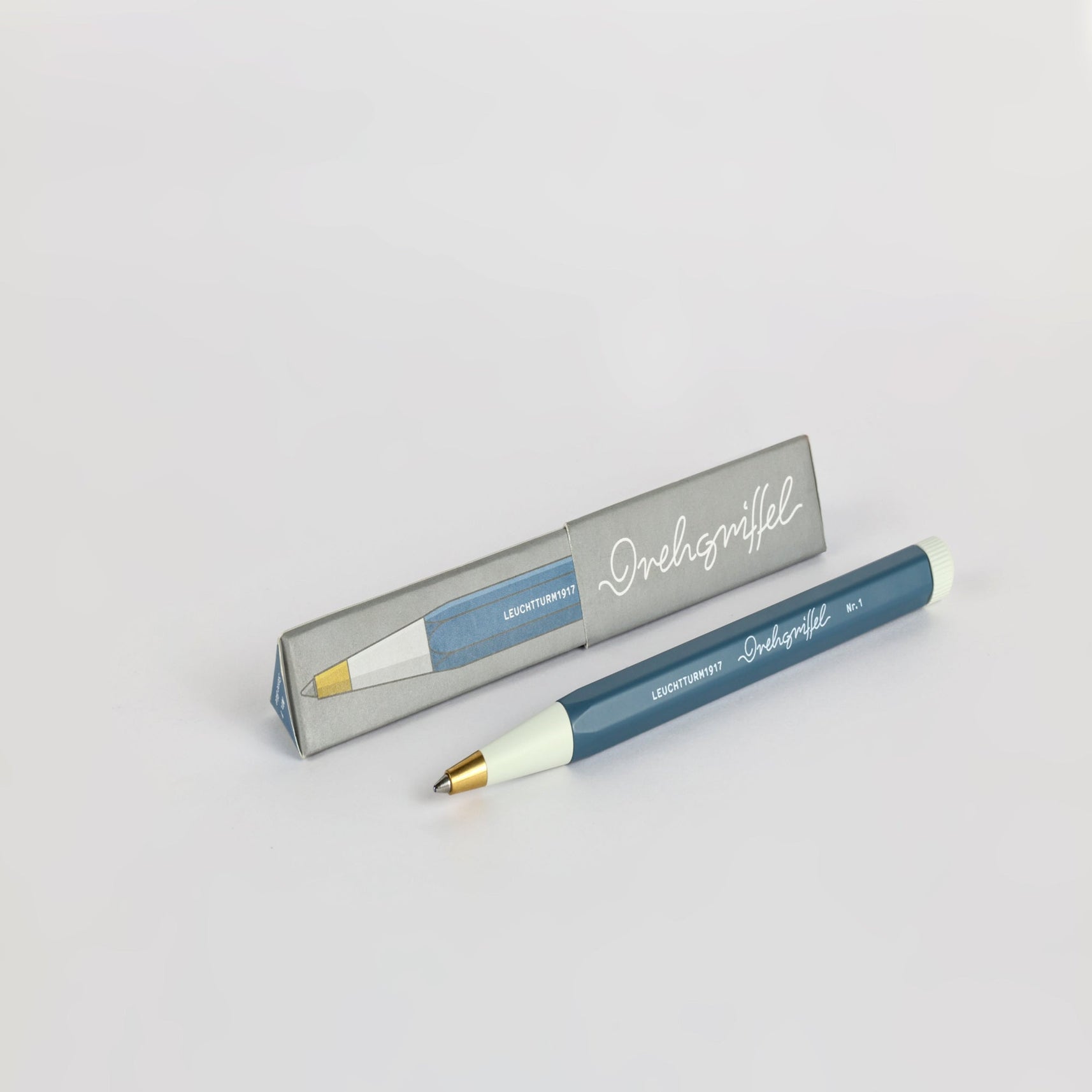 LEUCHTTURM1917 Ball Point Pen with Royal Blue Ink Drehgriffel No. 1 - DEEP SEA