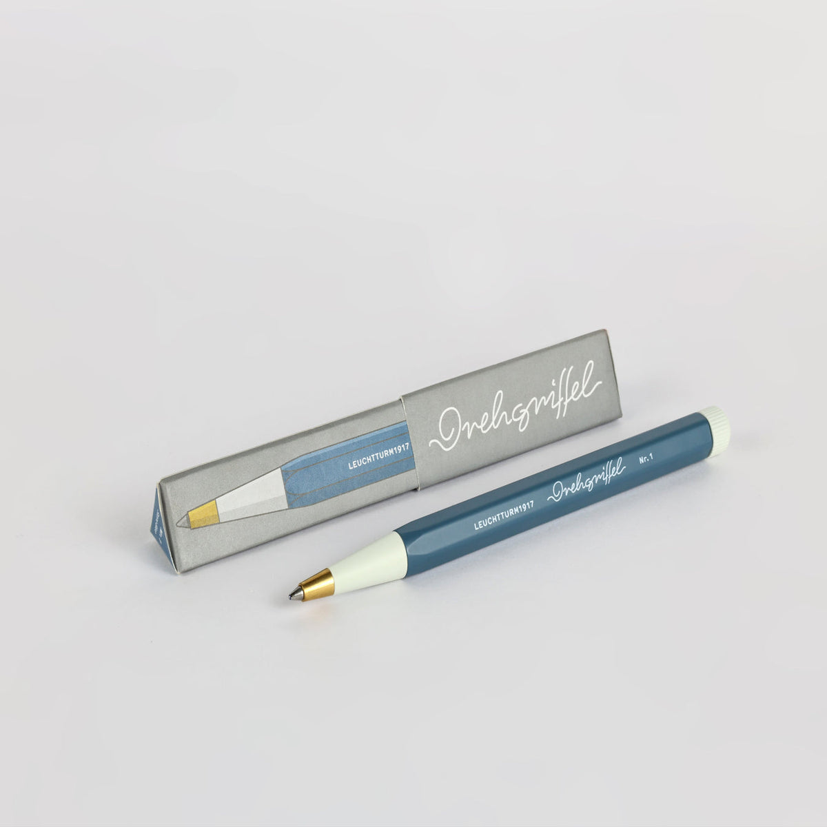 LEUCHTTURM1917 Drehgriffel No.1 Ballpoint Pen - Stone Blue