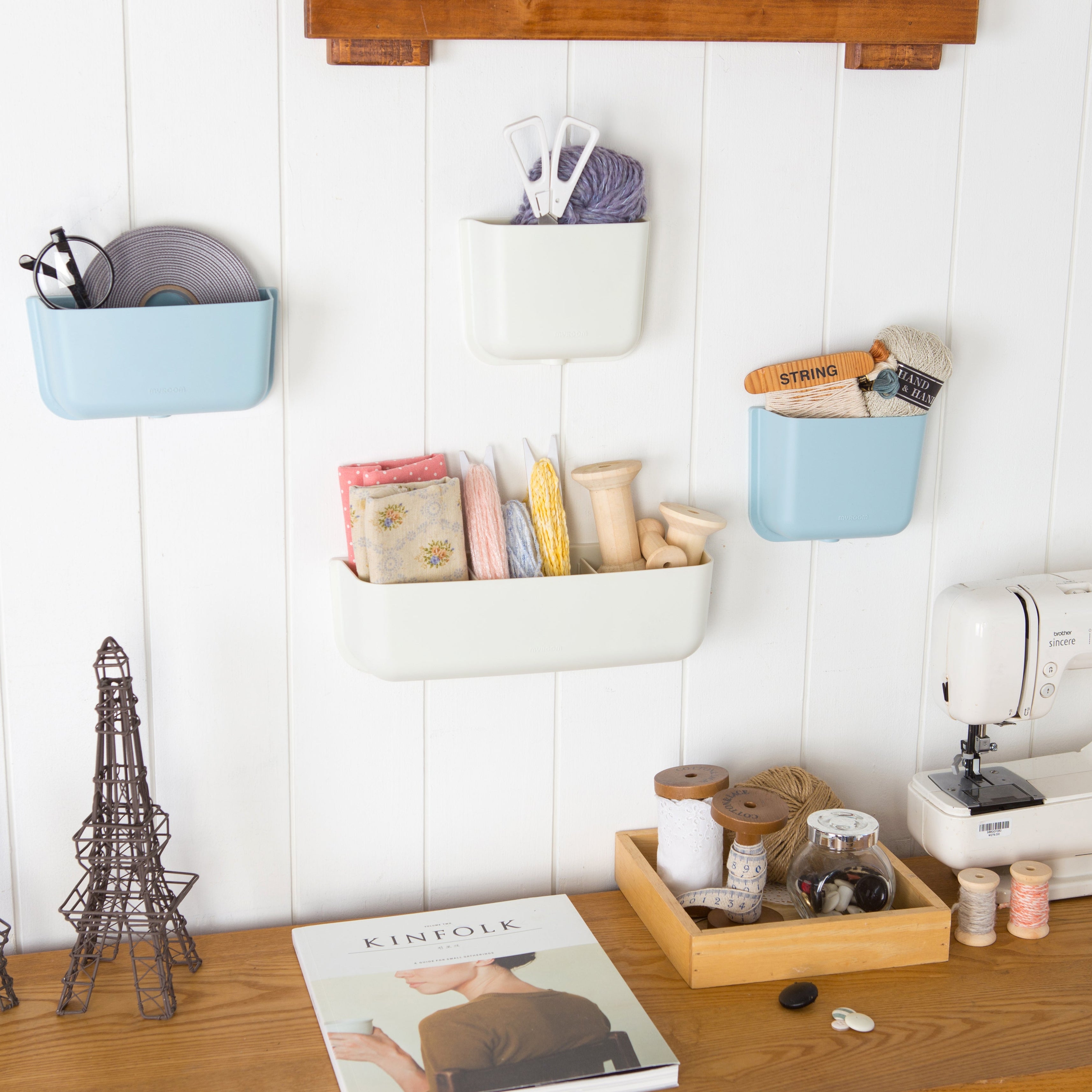 Litem | Wall Mounted | Organizer |  Mint | Myroom | For Office  Home & Kitchen