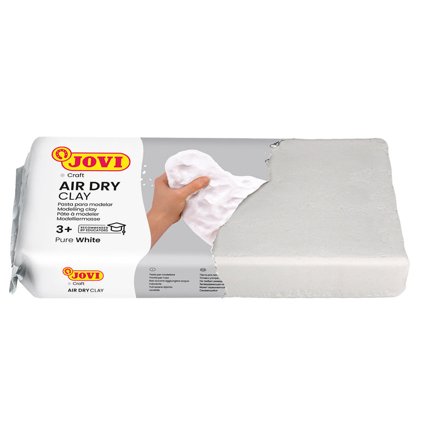 Jovi | European Air-Dry | Modelling Clay | White | 2 Packet | 250 Grams Each