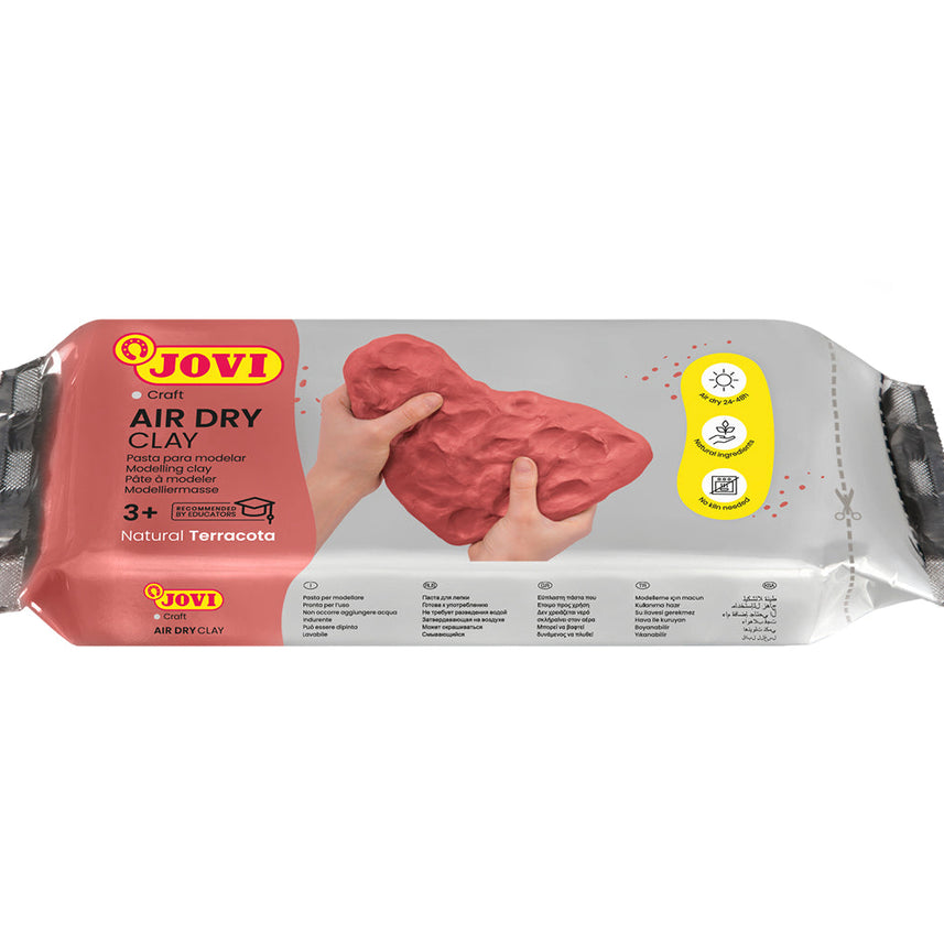 Jovi | European Air-Dry | Modelling Teracotta Clay | Brown | 500 Grams
