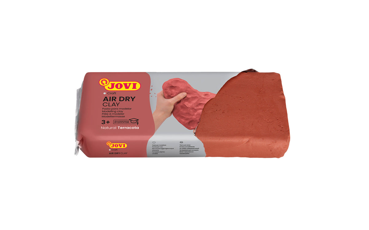 Jovi | European Air-Dry | Modelling Teracotta Clay | 1 Packet of 1kg