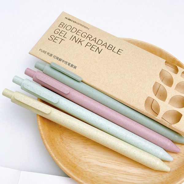 Pure Biodegradable Gel Pen Set