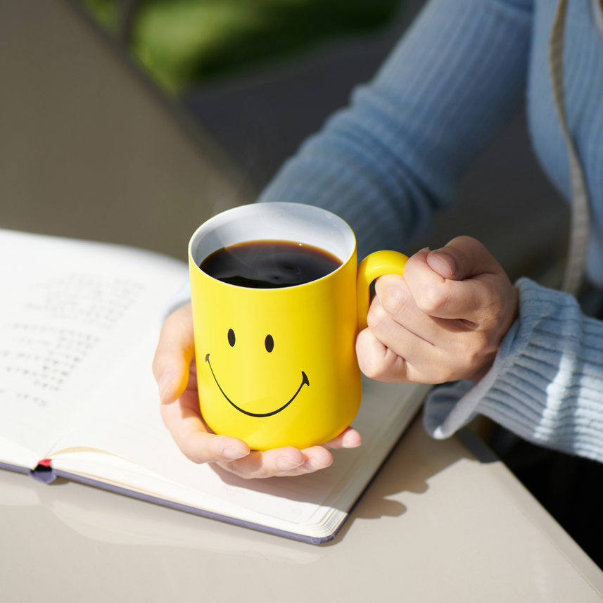 Kaco | Mug | 350ml | Stainless Steel | Buddy with Smiley World