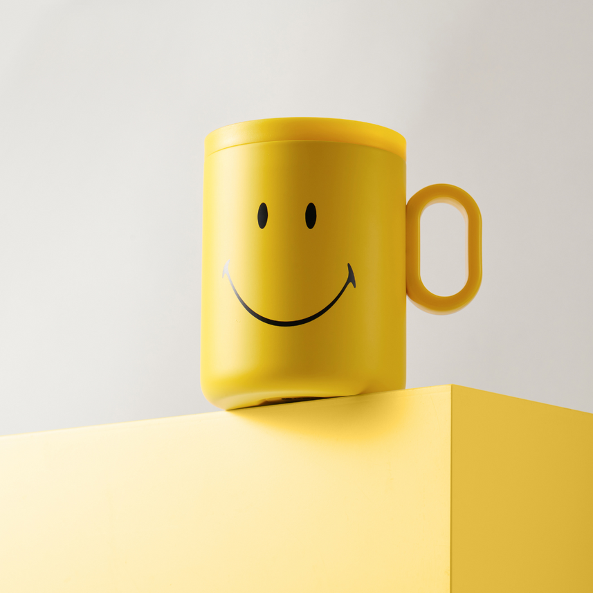 Kaco | Mug | 350ml | Stainless Steel | Buddy with Smiley World