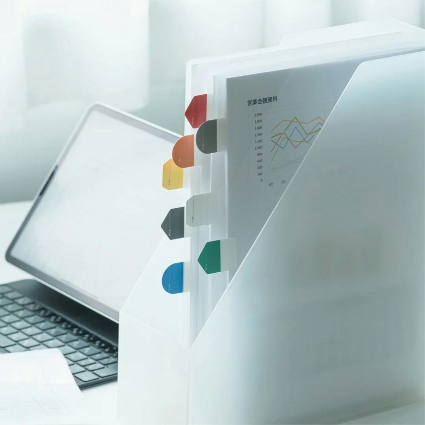 Kanmido | File Tab 9 Index Sheets 32 Label Stickers