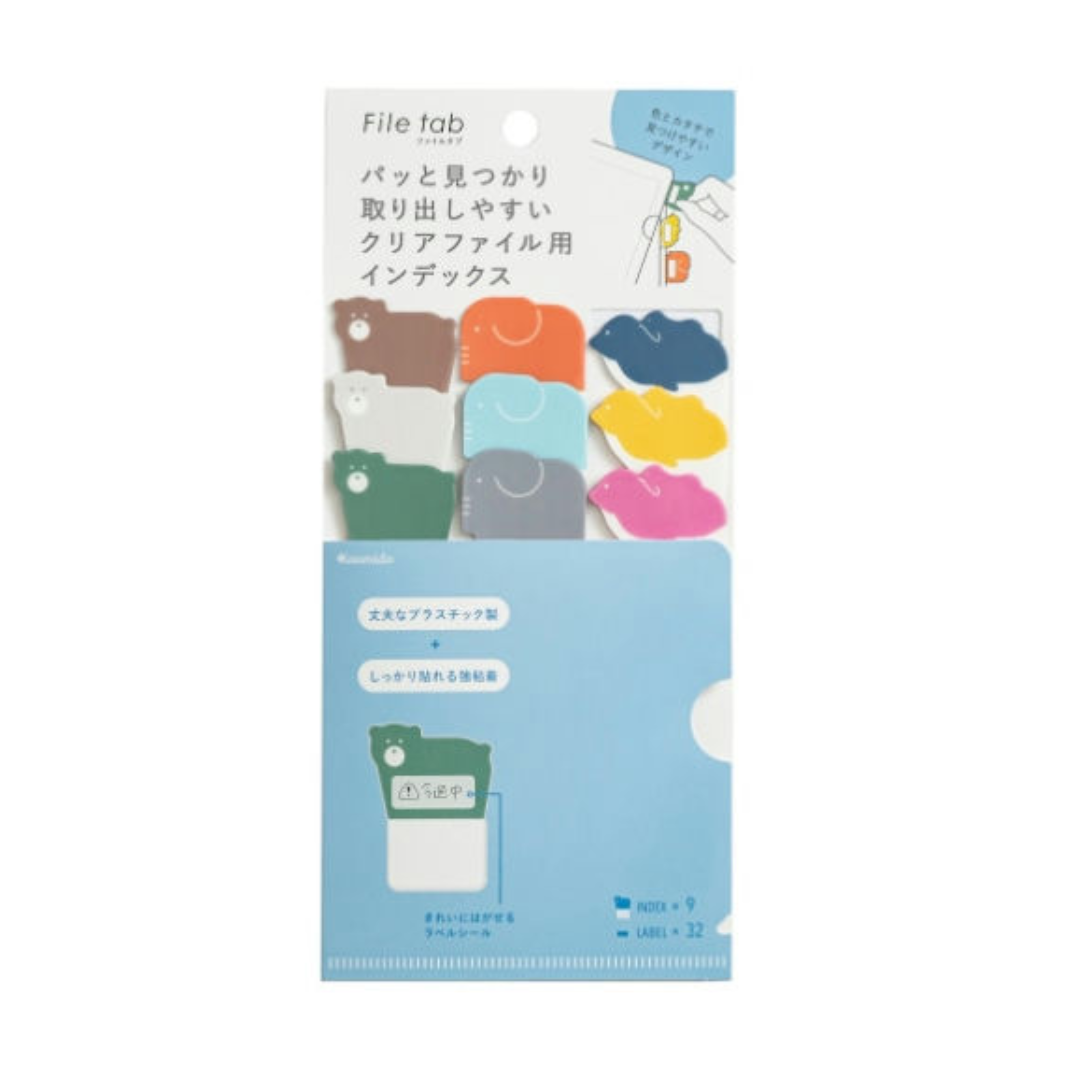 Kanmido | File Tab 9 Index Sheets 32 Label Stickers
