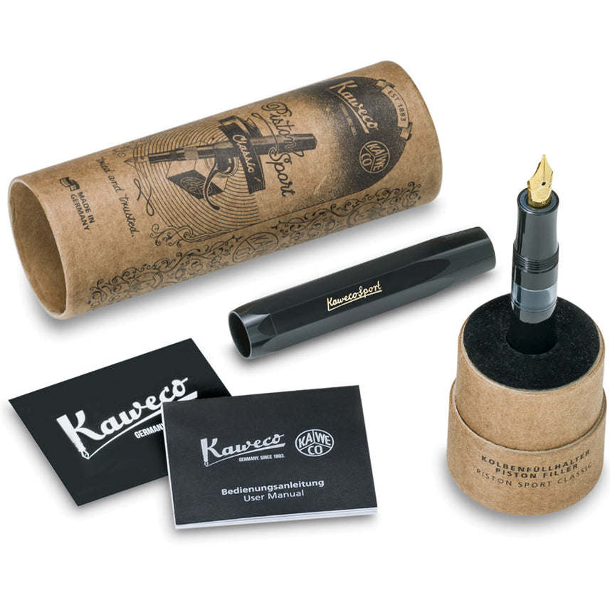 Kaweco PISTON SPORT CLASSIC Black-Gold