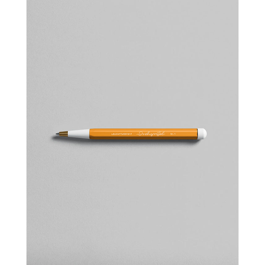 LEUCHTTURM1917 Gel Pen with Document Proof Black Ink | Drehgriffel No. 1 | Rising Sun Orange| Twist Mechanism