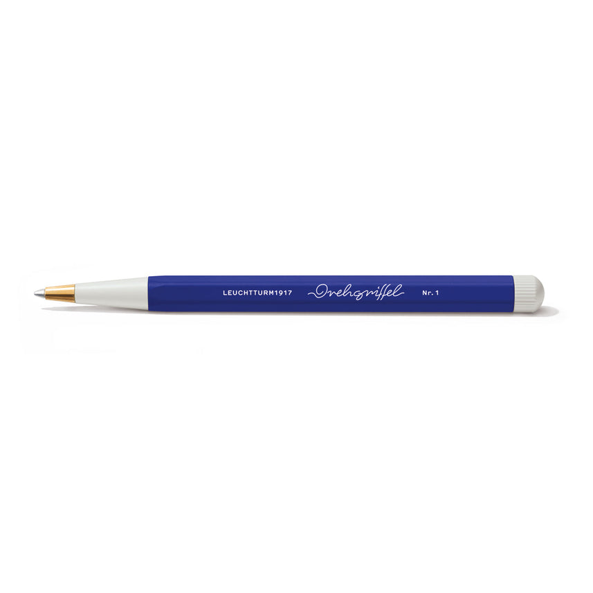LEUCHTTURM1917 Ball Point Pen with Royal Blue Ink | Drehgriffel No. 1 | Ink Blue | Twist Mechanism
