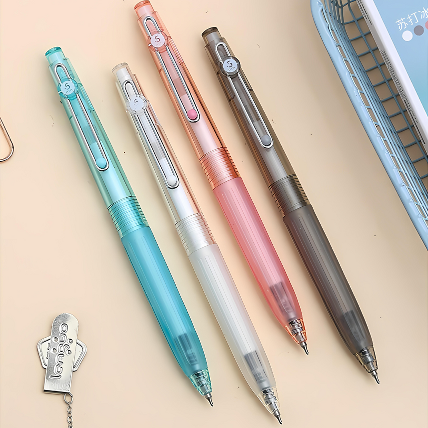 Languo | Gel Pen | 0.5mm | BoBo | Soda Ice Tea | Pack of 4 Pens | U6003