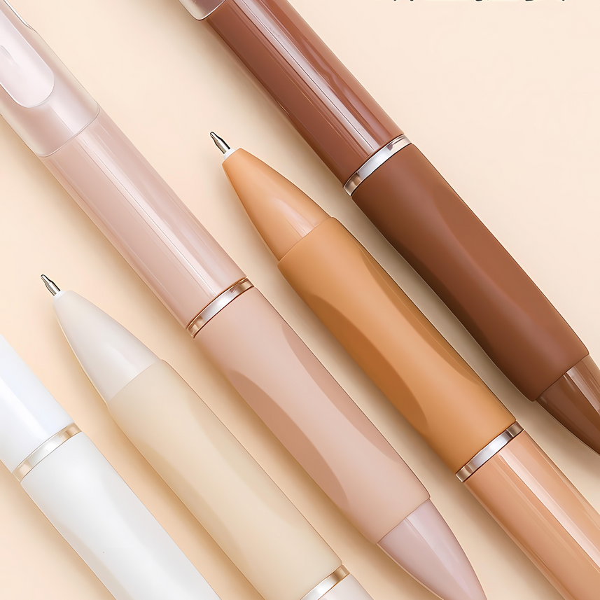 Languo | Gel Pen | 0.5mm | Coffee Time | Pack of 5 Pens | W1027