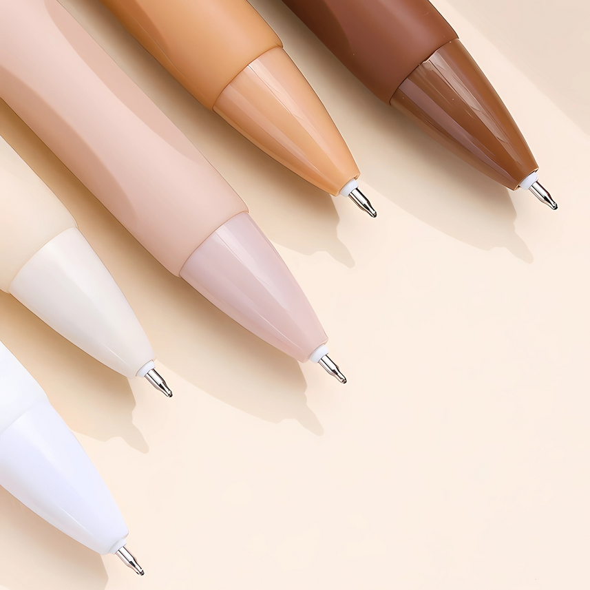 Languo | Gel Pen | 0.5mm | Coffee Time | Pack of 5 Pens | W1027