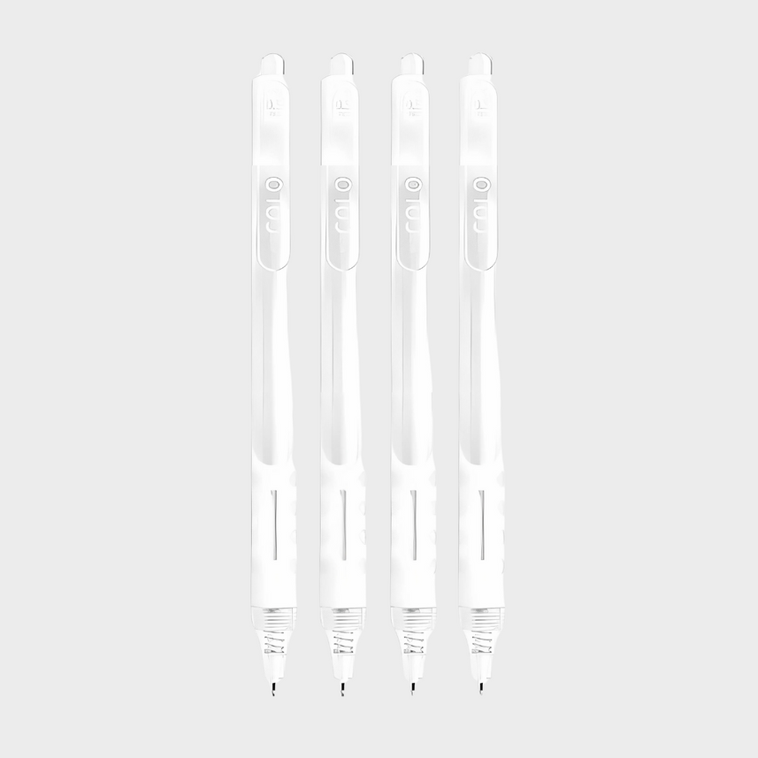 Languo | Gel Pen | 0.5mm | White Moonlight | Pack of 4 Pens | LG-43270-1