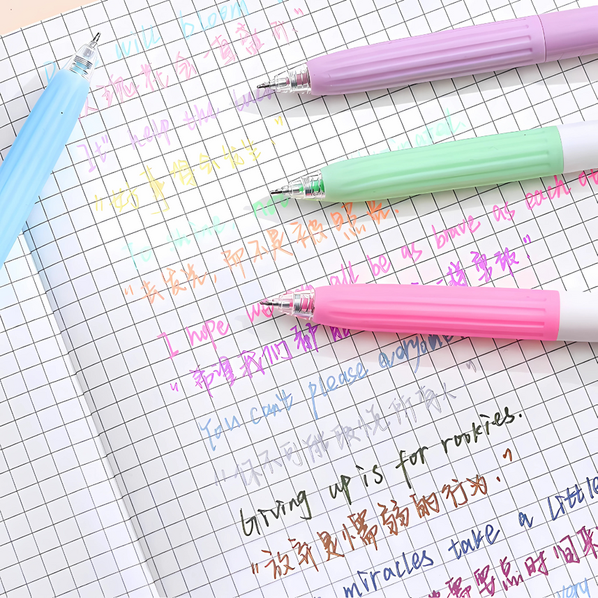 Languo | Gel Pen | 0.6mm | Color Studio | Dopamine | Pack of 5 Pens | U6008