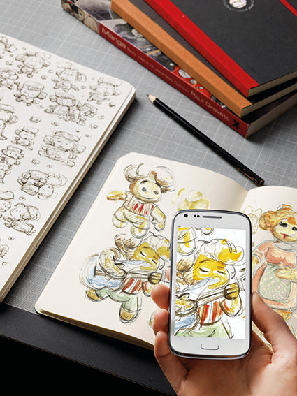 Flexbook | Blank | Large A4 Size Sketchbook | Black | Flex Global Sketchbook