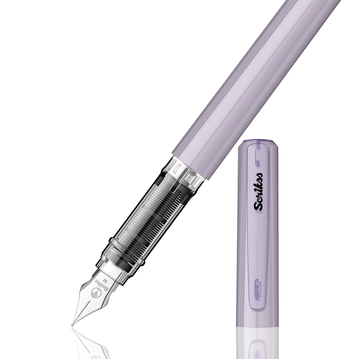 Scrikss Primeo Medium Nib Fountain Pen - Lilac
