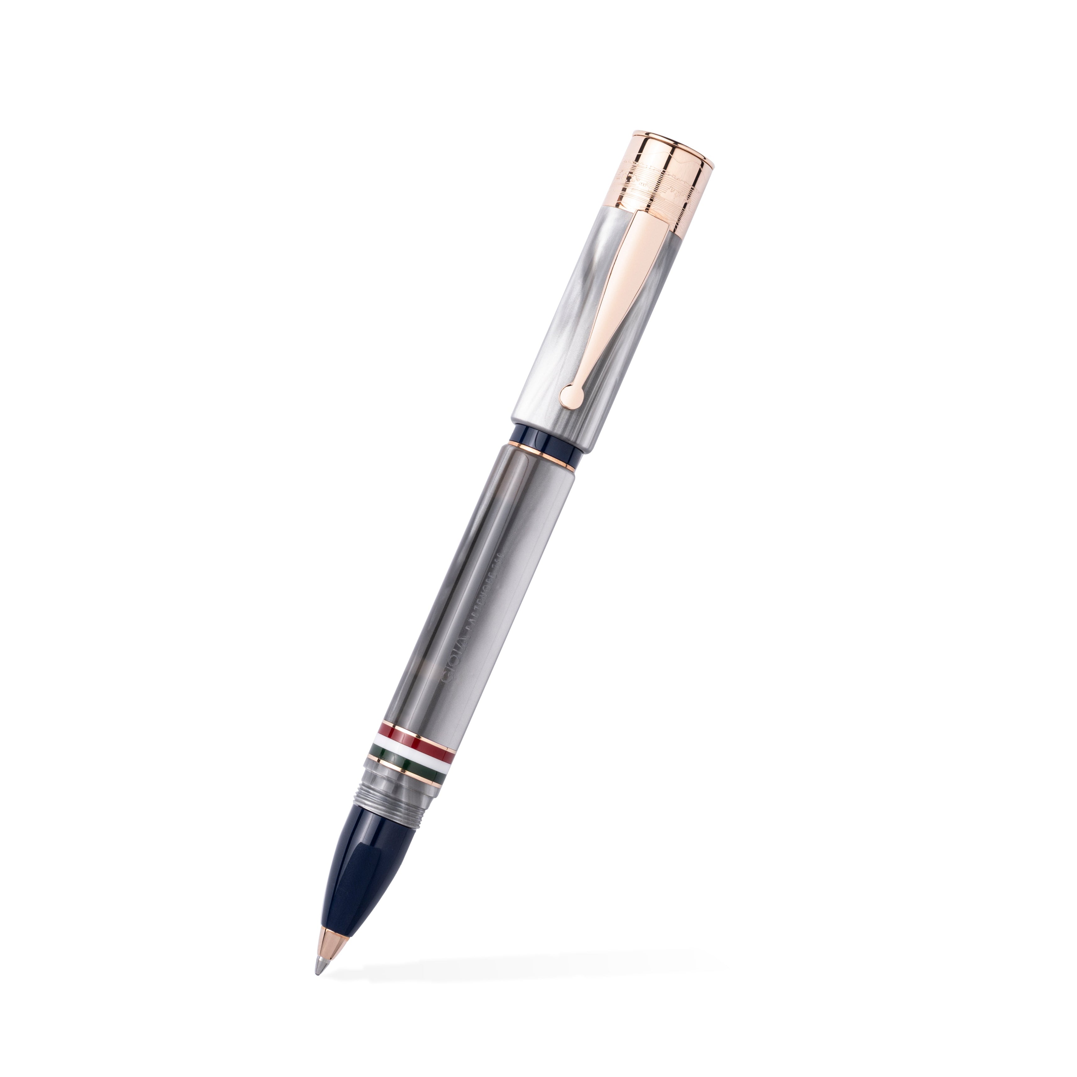 GIOIA Partenope Madreperla Pearl Fountain Pen and Rollerball – Gold Trim