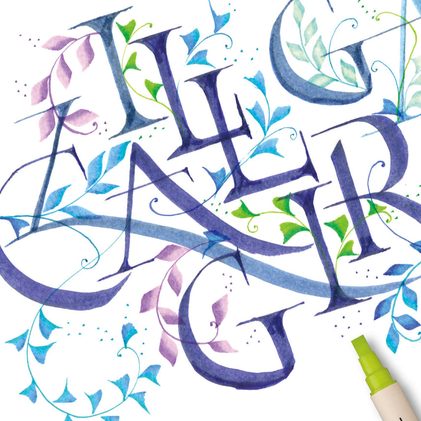 Kuretake | Zig | Memory System Calligraphy | MS-3400/3V**,24V