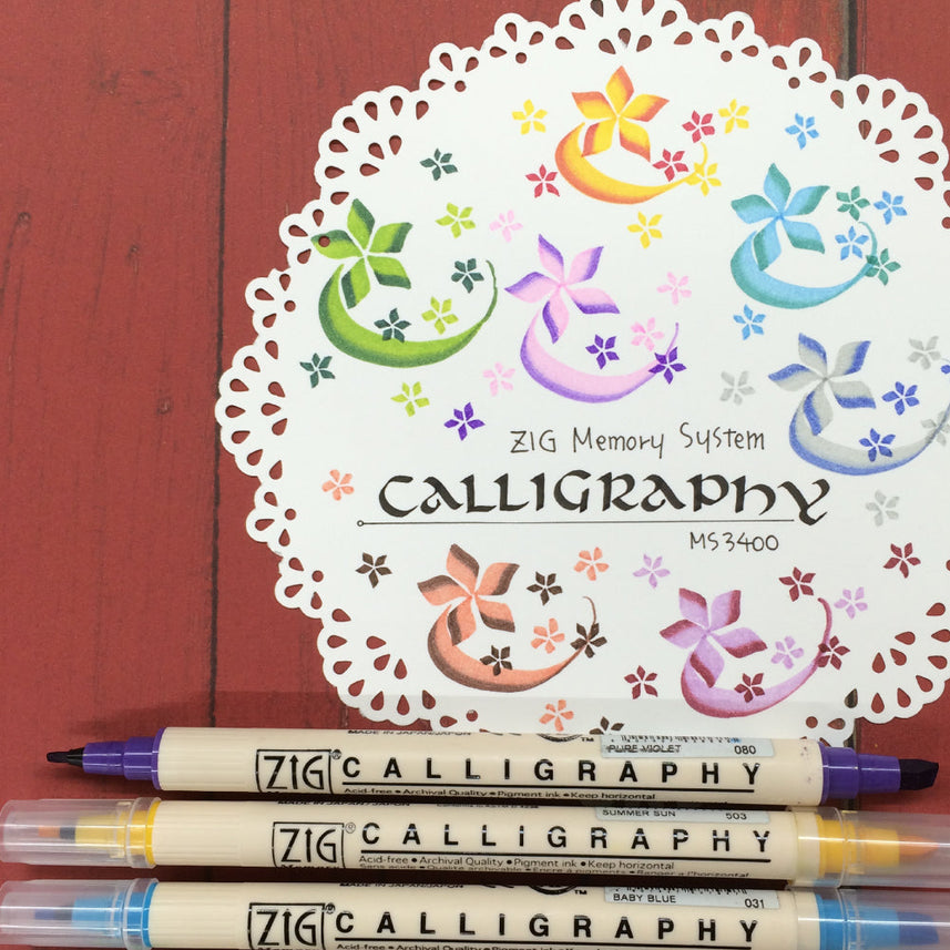 Kuretake | Zig | Memory System Calligraphy | MS-3400/3V**,24V