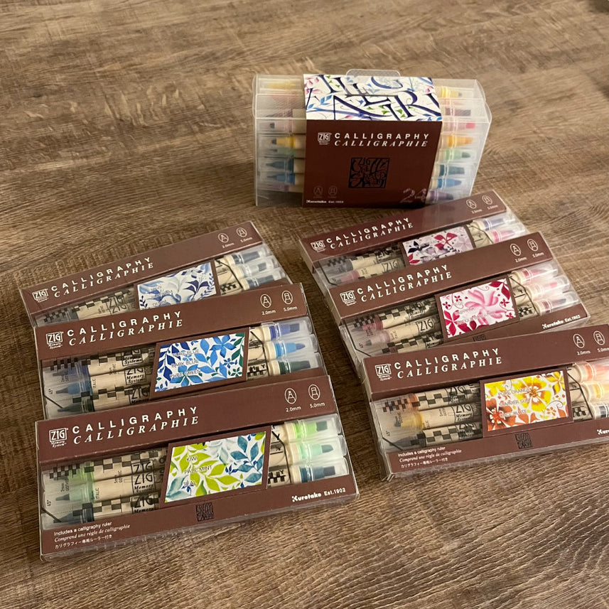 Kuretake | Zig | Memory System Calligraphy | MS-3400/3V**,24V