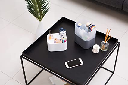 Litem | Organiser| 6 Compartments | Grey | My Room | Multi Cube | For Office  Home & Kitchen