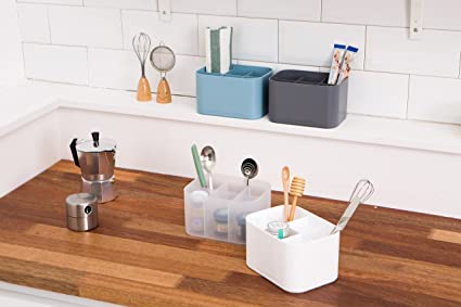 Litem | Organiser| 6 Compartments | Grey | My Room | Multi Cube | For Office  Home & Kitchen