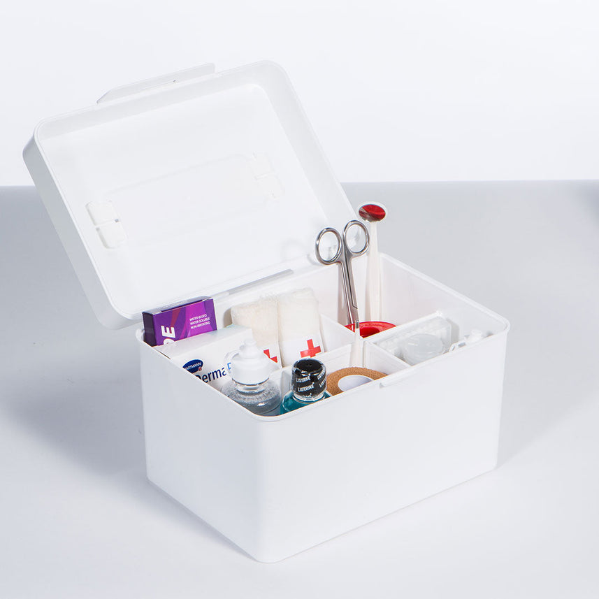 Litem My Cube Multi Utility Storage Box with Lid - Grey