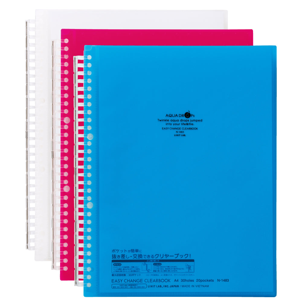 AQUA DROPs Easy Change Clear Book