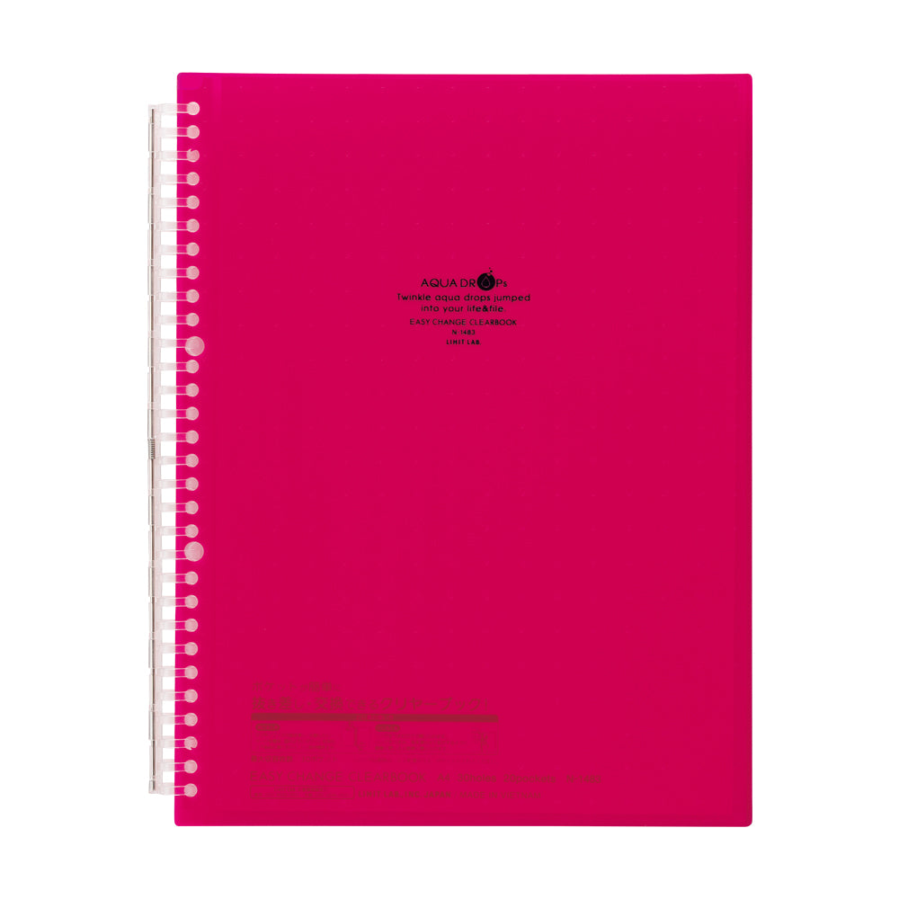 AQUA DROPs Easy Change Clear Book