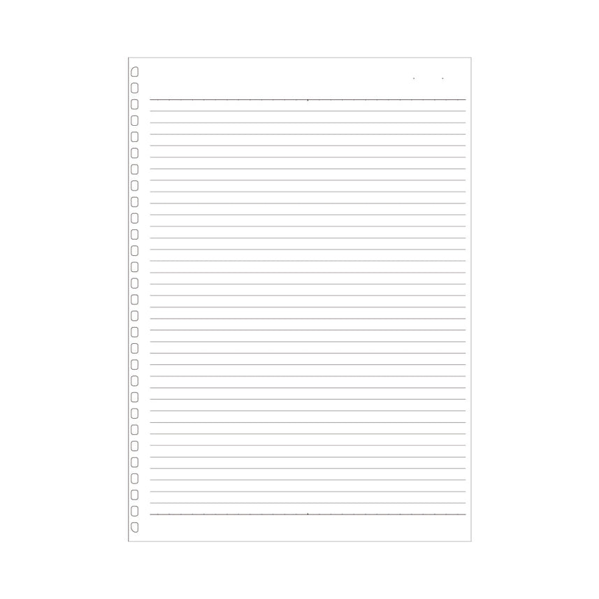 Open ring notebook/Twist notebook <Suitable leaf> Semi-B5