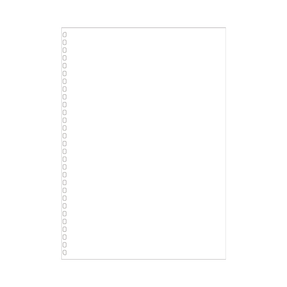 Open ring notebook/twist notebook <suitable for leaf/plain paper> Semi-B5