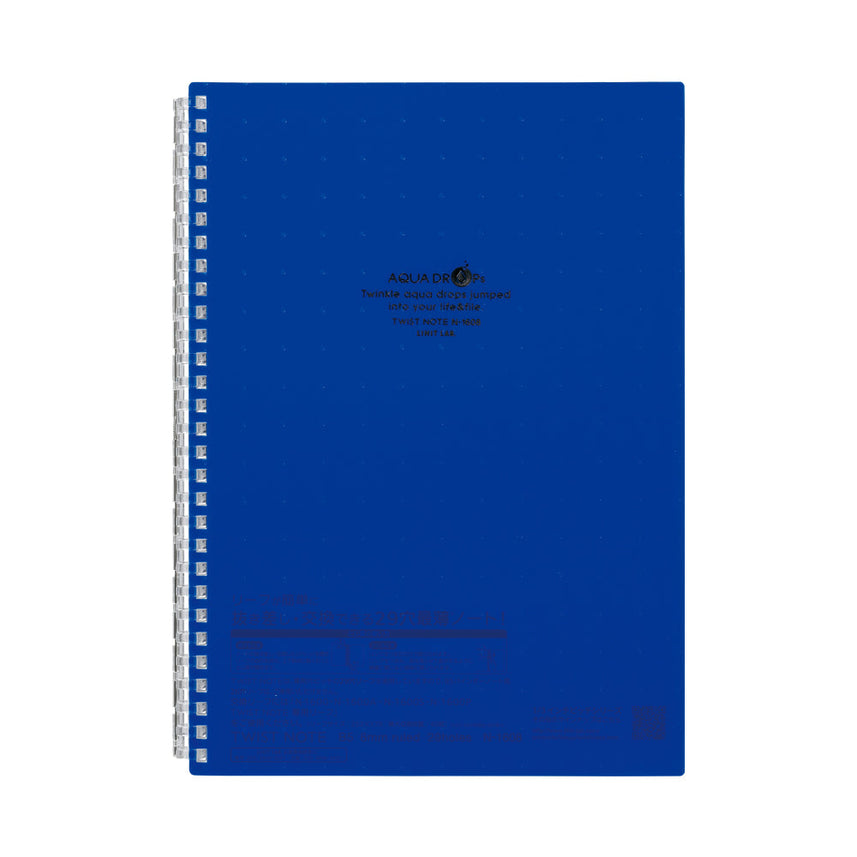 AQUA DROPs Twist Note Semi-B5 30 Sheets