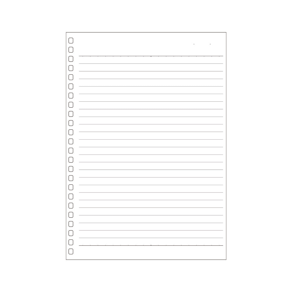 Open ring notebook/Twist notebook (suitable for leaf/ruled A) A5