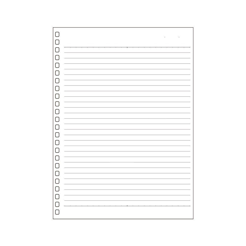 Open ring notebook/Twist notebook (suitable for leaf/horizontal line B) (fools paper) A5