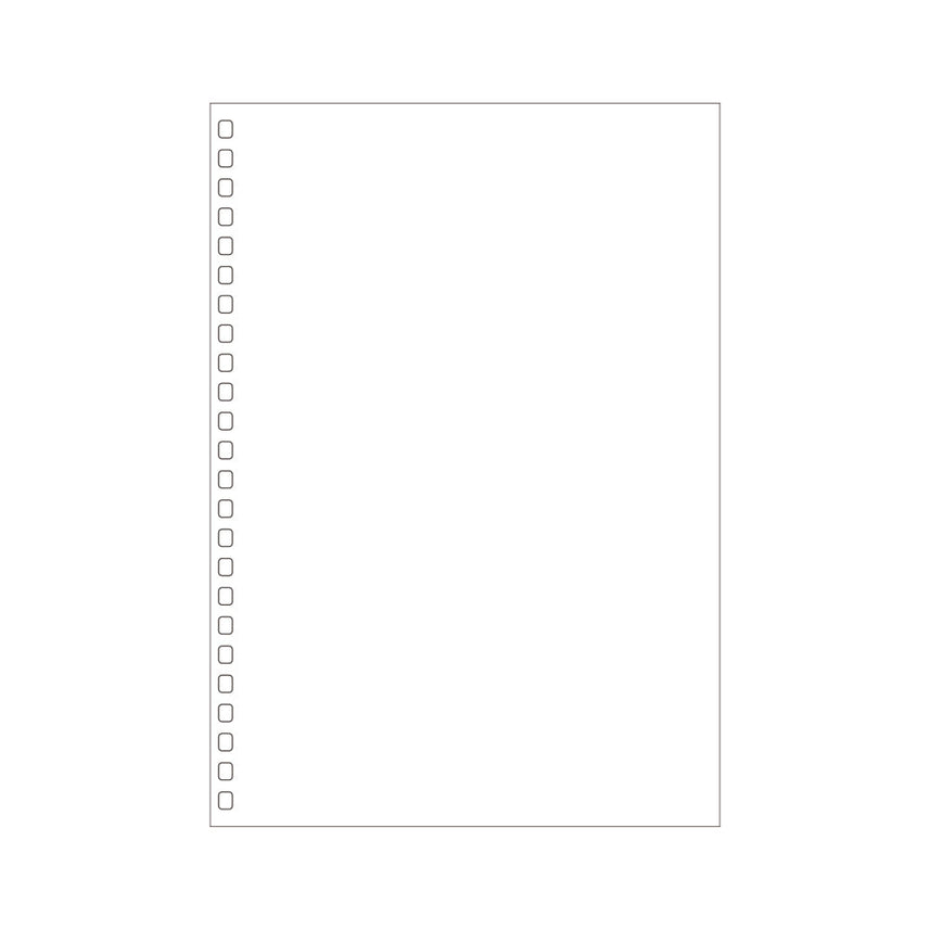 Open ring notebook/twist notebook (suitable for leaf/plain paper) A5