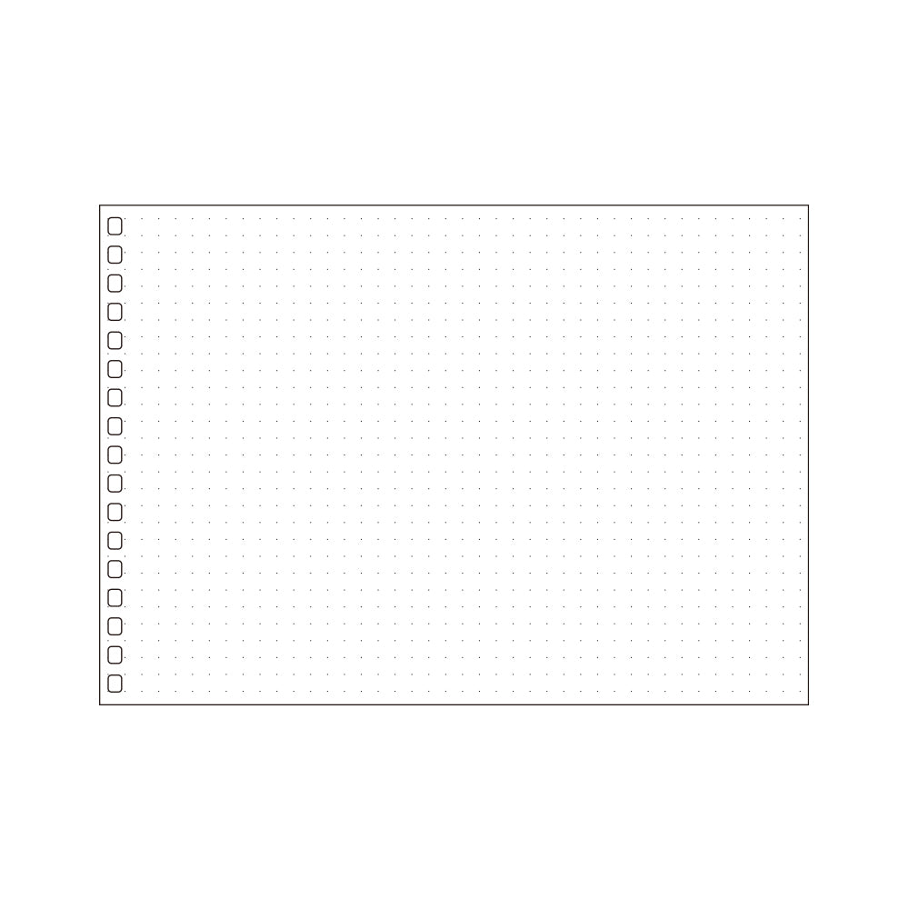 Open ring notebook/Twist notebook <Suitable for leaf/dot grid> A5
