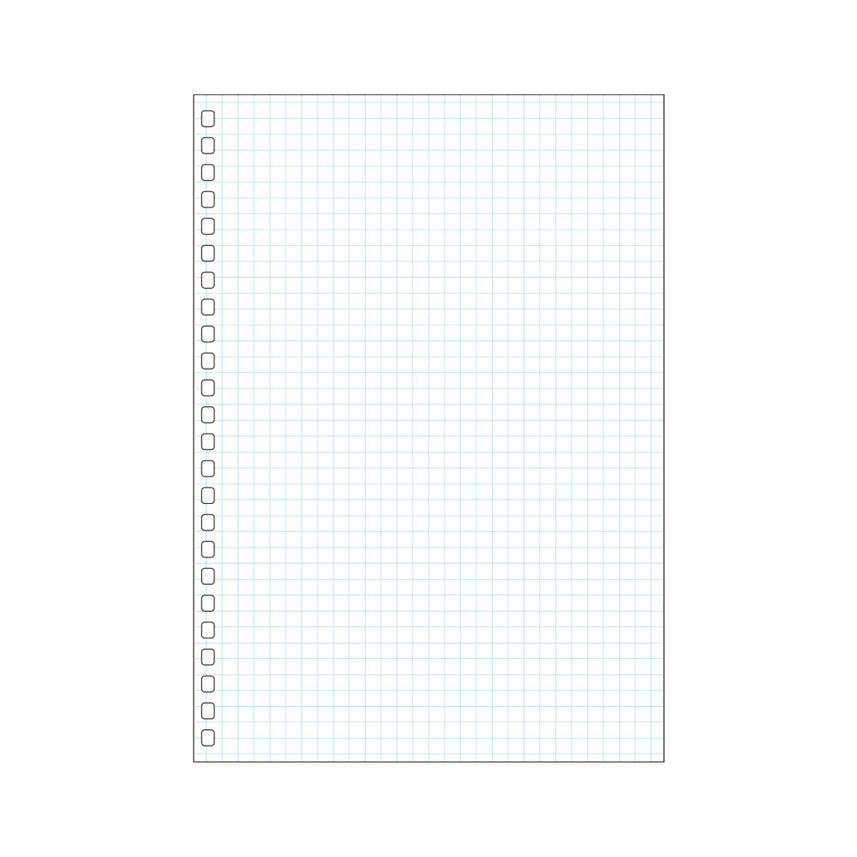 Open ring notebook/Twist notebook (suitable for leaf/light colored grid) A5