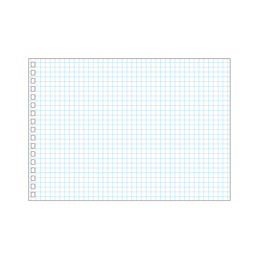 Open ring notebook/Twist notebook (suitable for leaf/light colored grid) A5
