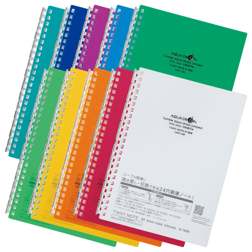 AQUA DROPs Twist Note A5 30 sheets