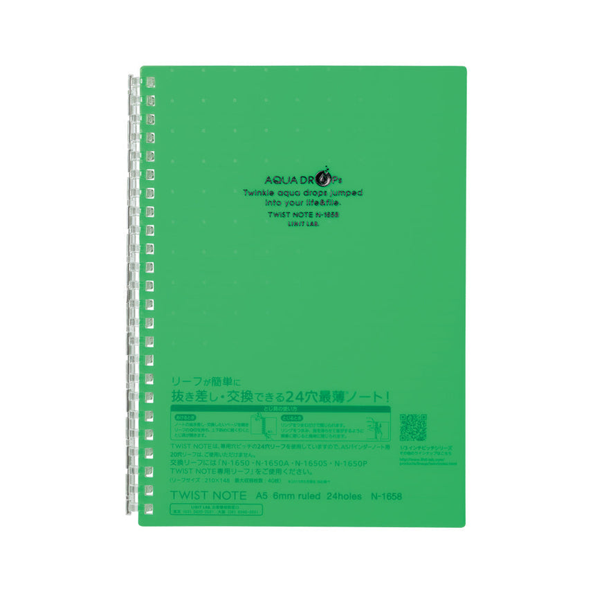 AQUA DROPs Twist Note A5 30 sheets