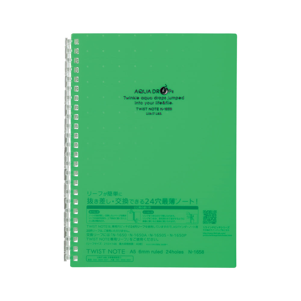 AQUA DROPs Twist Note A5 30 sheets