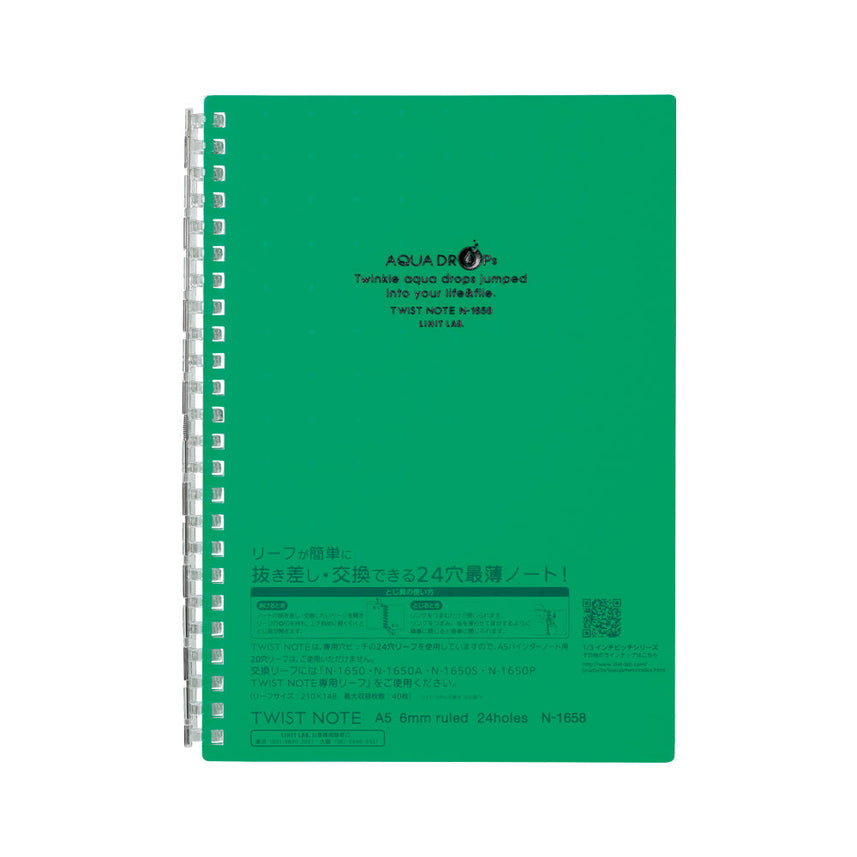 AQUA DROPs Twist Note A5 30 sheets
