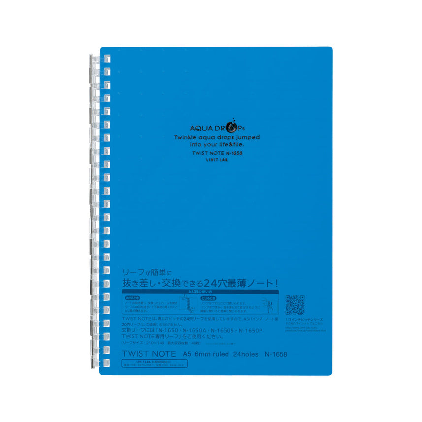 AQUA DROPs Twist Note A5 30 sheets