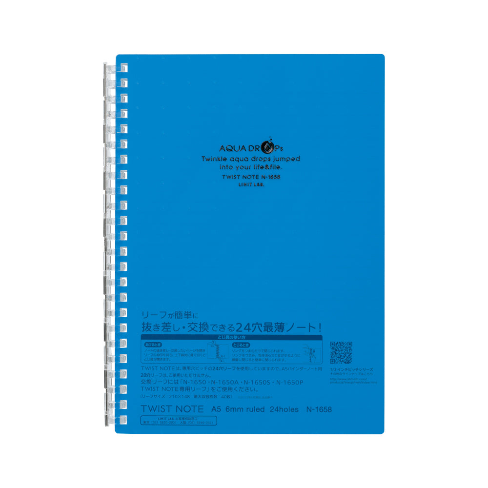 AQUA DROPs Twist Note A5 30 sheets