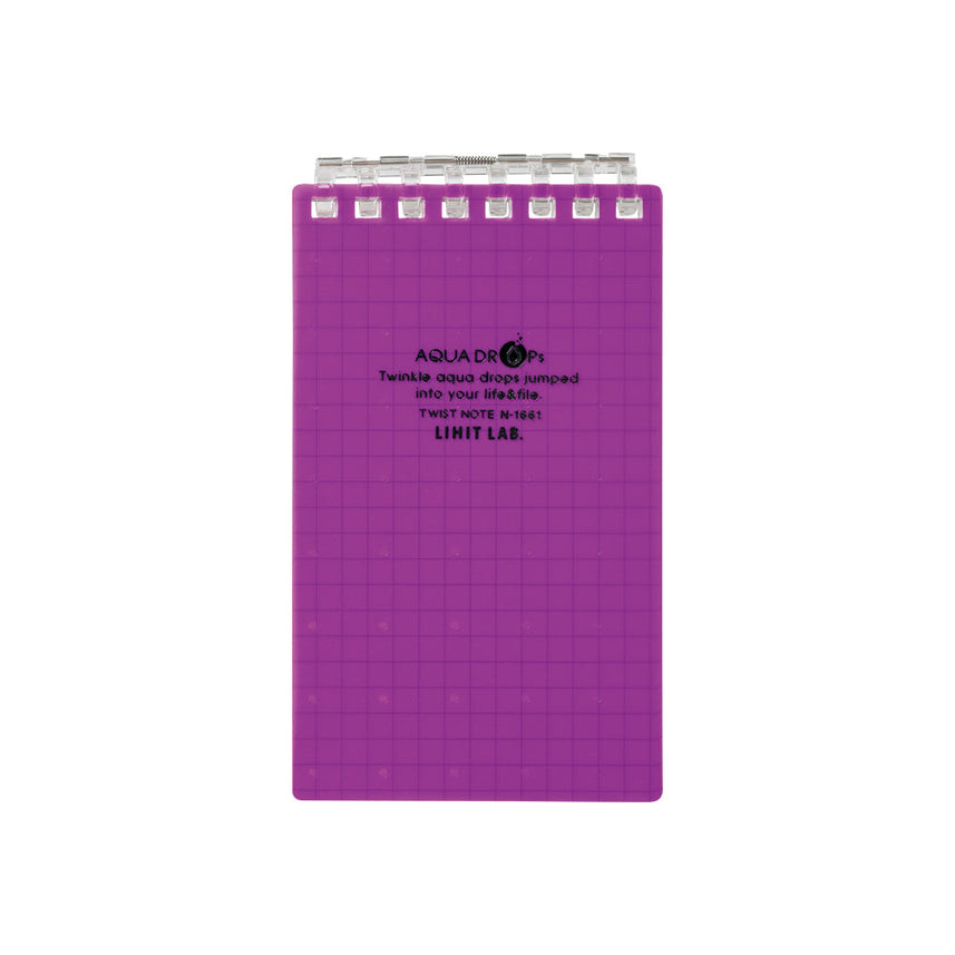 AQUA DROPs Twist Note (Memo Size) 40 Leaf Sheets