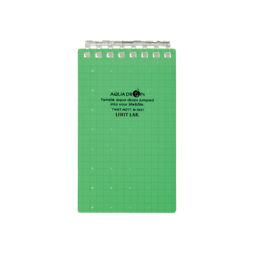 AQUA DROPs Twist Note (Memo Size) 40 Leaf Sheets