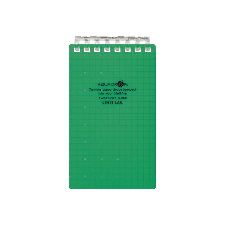 AQUA DROPs Twist Note (Memo Size) 40 Leaf Sheets