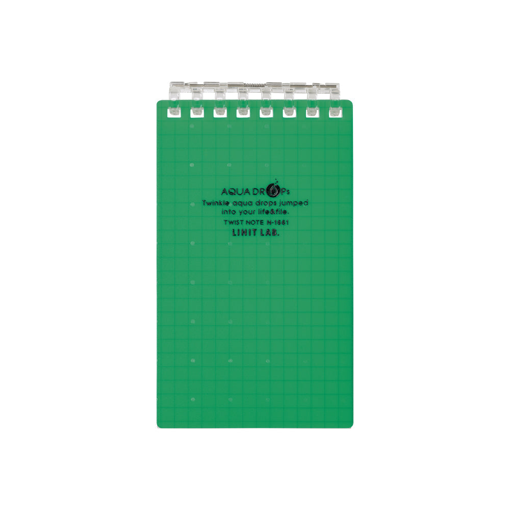 AQUA DROPs Twist Note (Memo Size) 40 Leaf Sheets